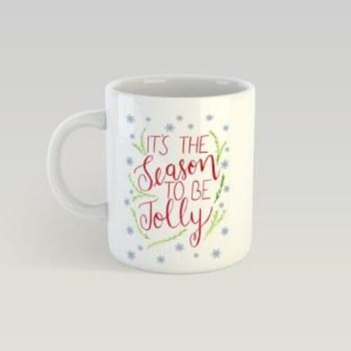 Coffee Mug - Season To Be Jolly - White